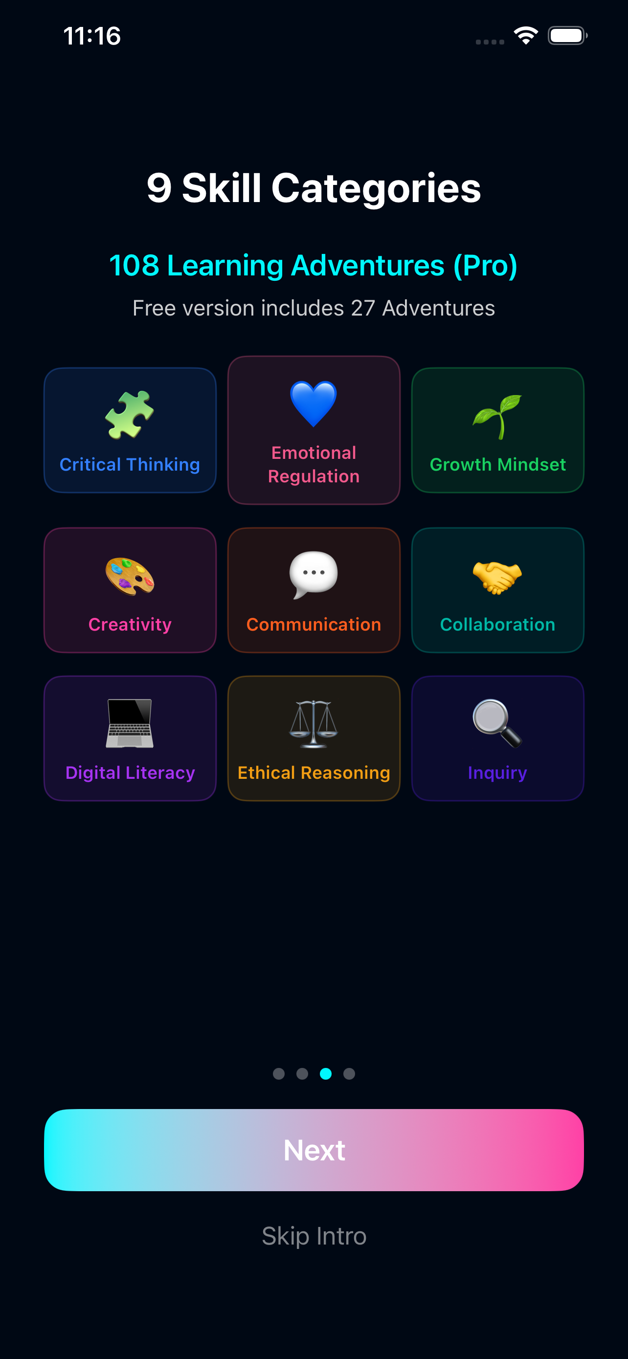 KAID — 9 Skill categories