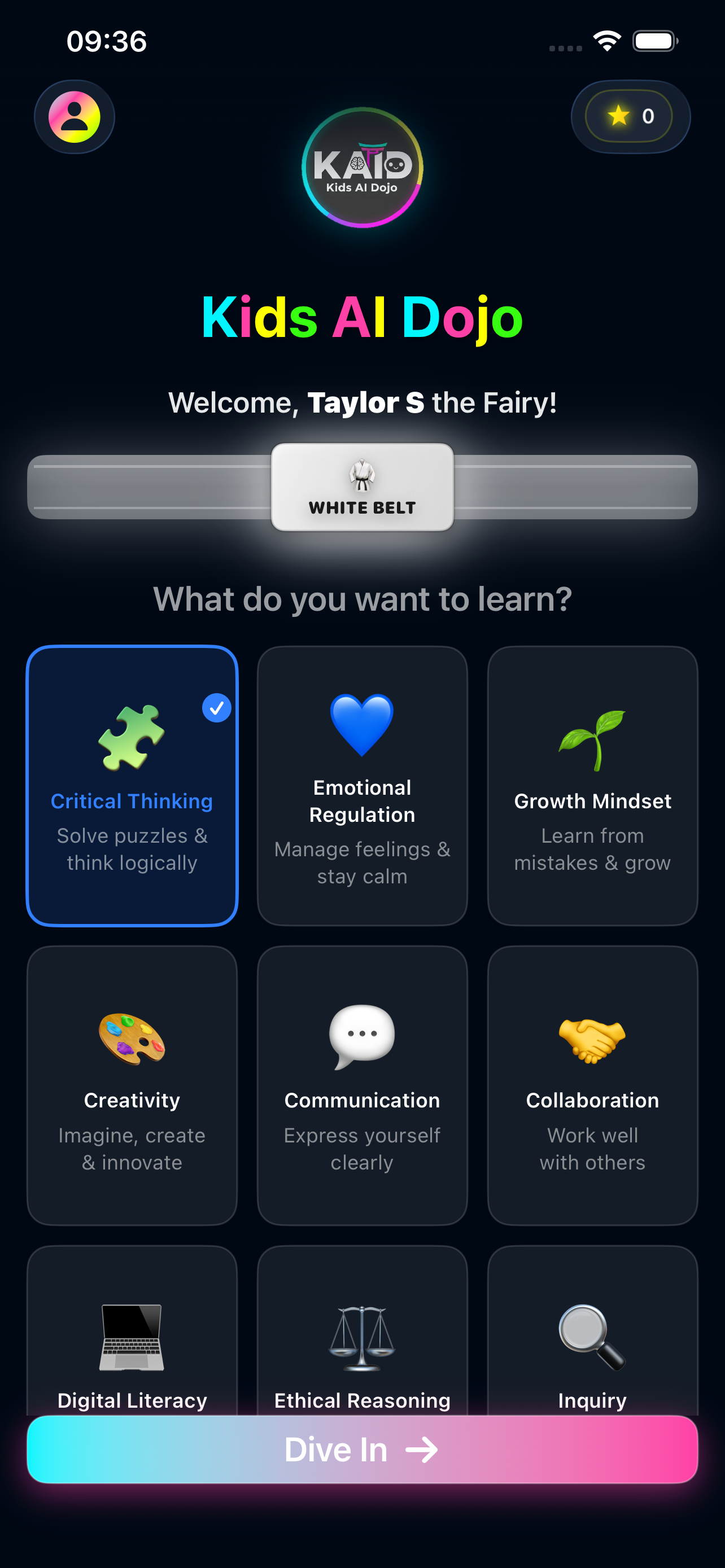 KAID — Choose your skill